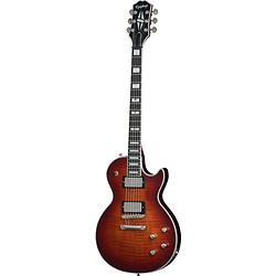 Foto van Epiphone les paul prophecy aged bengal tiger burst elektrische gitaar met premium gigbag