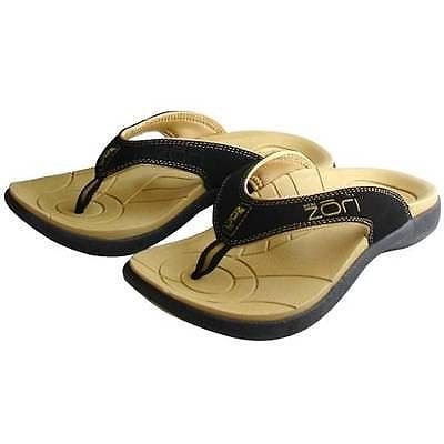 Foto van Zori teenslippers beige/zwart maat-11