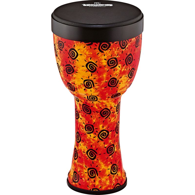 Foto van Meinl vr-sdjpo9-nh vivarhythm soft pop off djembe 9 inch