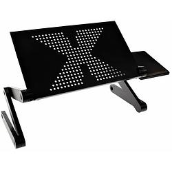 Foto van United entertainment laptopstandaard multifunctioneel zwart