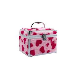 Foto van Create it! hart make up case fluffy hartjes