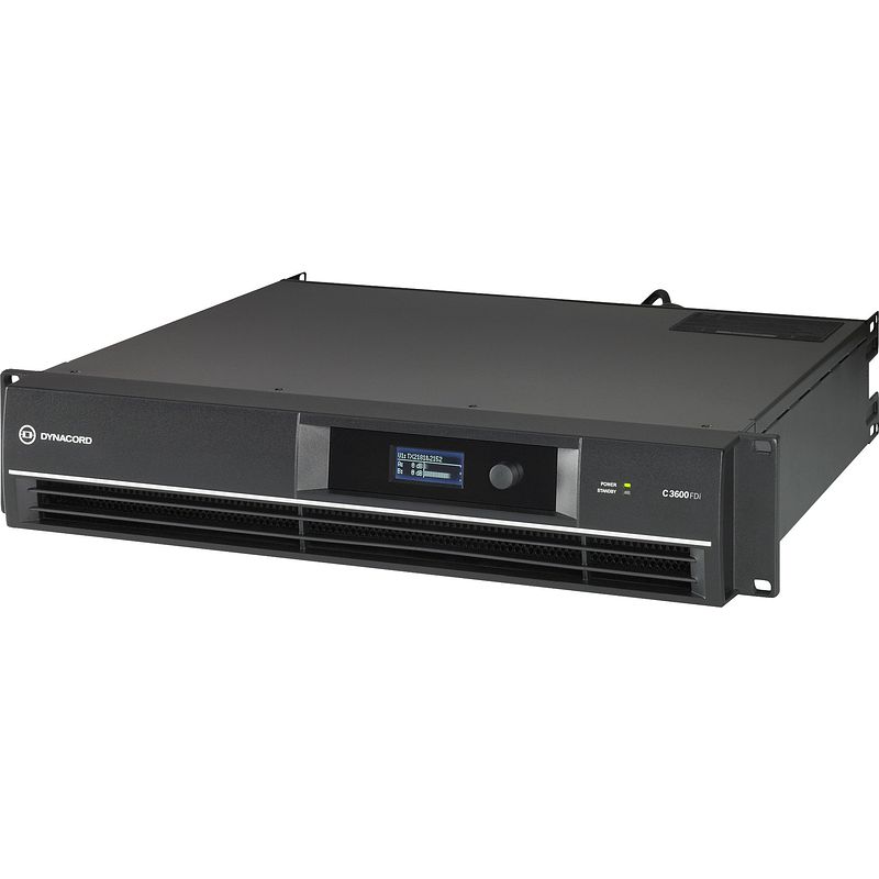 Foto van Dynacord c3600fdi-eu 2 x 1800w dsp versterker 100v