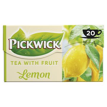 Foto van Pickwick citroen fruit thee 20 stuks bij jumbo