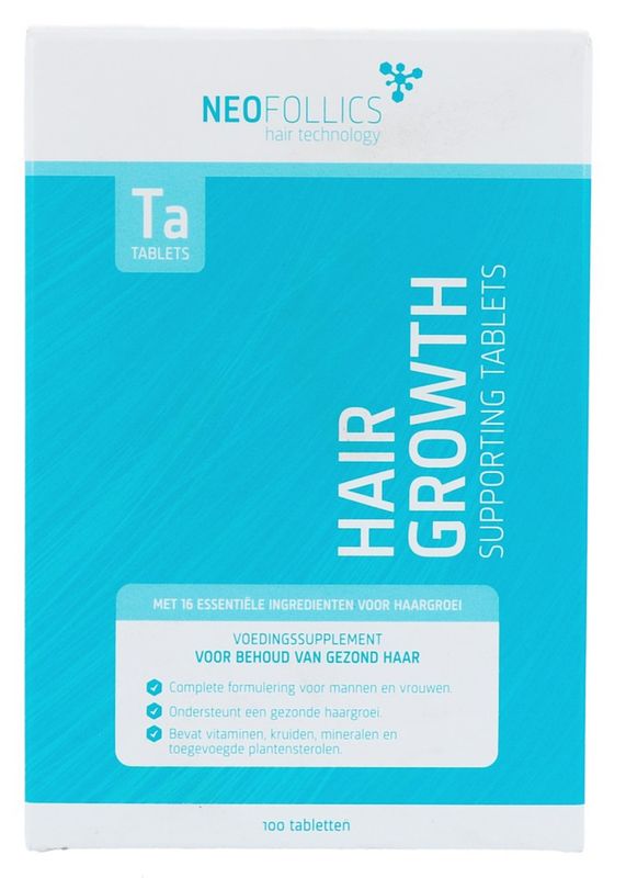 Foto van Neofollics hair growth supporting tablets