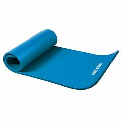 Foto van Gorilla sports yogamat deluxe (190 x 100 x 1,5 cm) - yoga mat - blauw