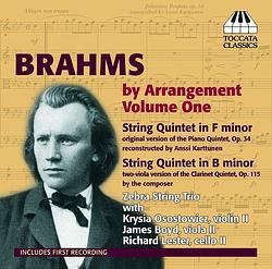 Foto van Brahms by arrangement volume 1 - cd (5060113440662)