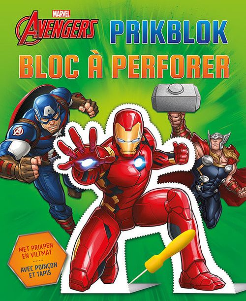 Foto van Avengers prikblok / avengers bloc ã  perforer - paperback (9789044759259)