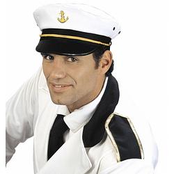 Foto van Kapiteins petten wit volwassenen - verkleedhoofddeksels