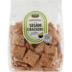 Foto van Jumbo borrelzoutjes sesam crackers 115g