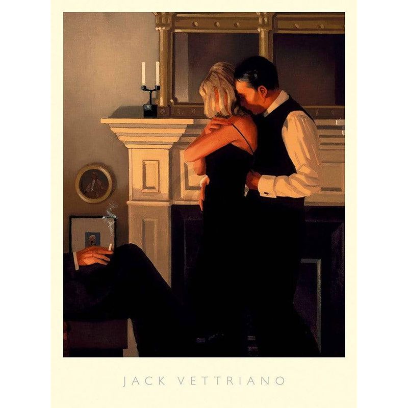 Foto van Jack vettriano - beautiful losers ii kunstdruk 60x80cm