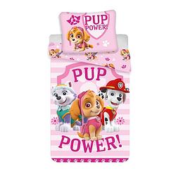 Foto van Paw patrol baby dekbedovertrek pup power - 100 x 135 cm - katoen