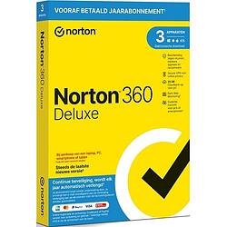 Foto van Norton antivirus 360 deluxe 25gb - 1 jaarlicentie - 3 devices