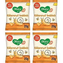 Foto van Olvarit up! kikkererwt knabbels 12+ maanden bundel 4x20g bij jumbo