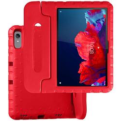 Foto van Basey lenovo tab p11 hoes - lenovo tab p11 kinderhoes - kindvriendelijke lenovo tab p11 cover kids case rood