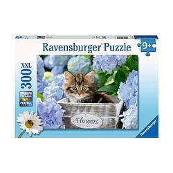 Foto van Ravensburger puzzel klein katje 300pcs