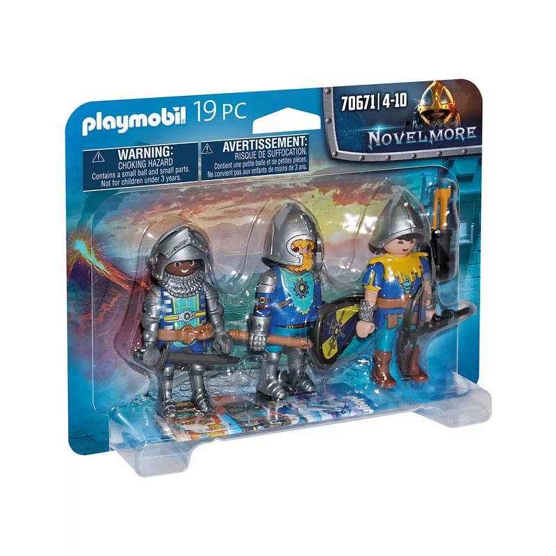 Foto van Playmobil 70671 set van 3 novelmore ridders