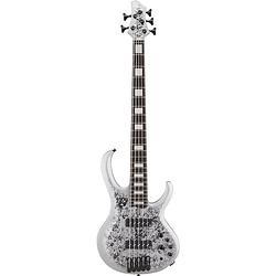 Foto van Ibanez btb25th5 silver blizzard matte 5-snarige elektrische basgitaar