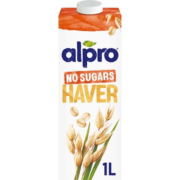 Foto van Alpro haverdrink zonder suikers houdbaar 1l bij jumbo