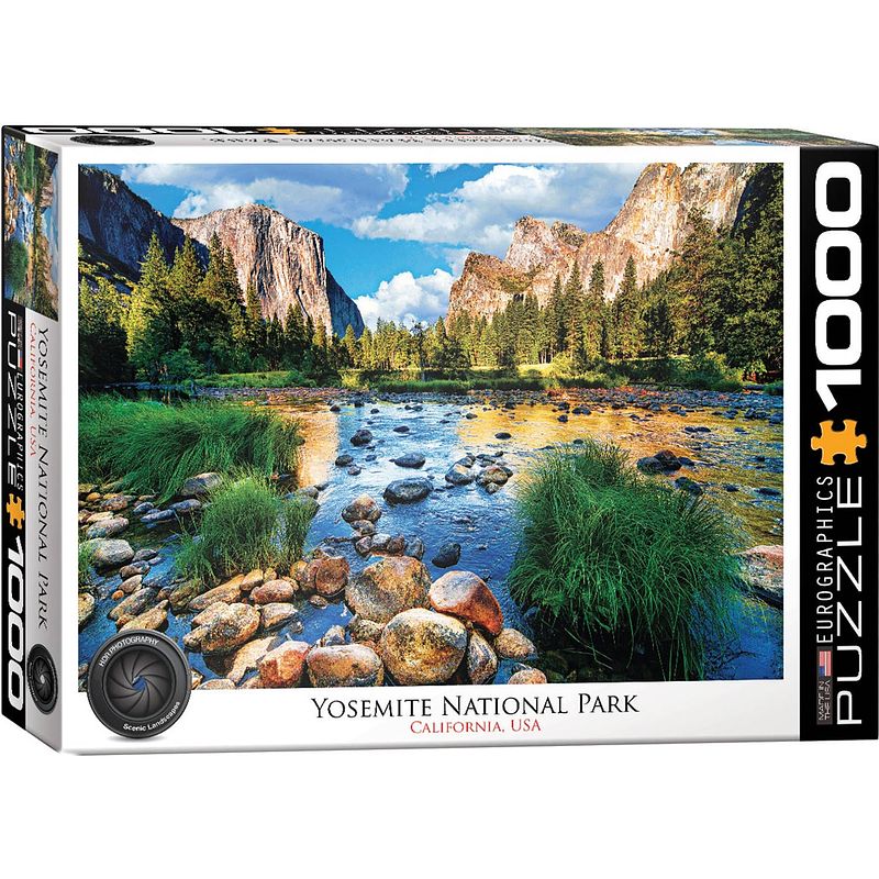 Foto van Eurographics puzzel yosemite national park california - 1000 stukjes