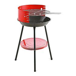 Foto van Barbecue algon rond rood grill (36 x 36 x 55 cm)