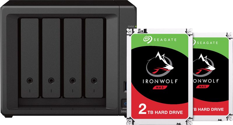 Foto van Synology ds923+ + seagate ironwolf 4tb (2x2tb)