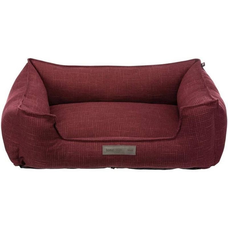 Foto van Trixie talis bed - 80 x 60 cm - bessenrood - voor honden