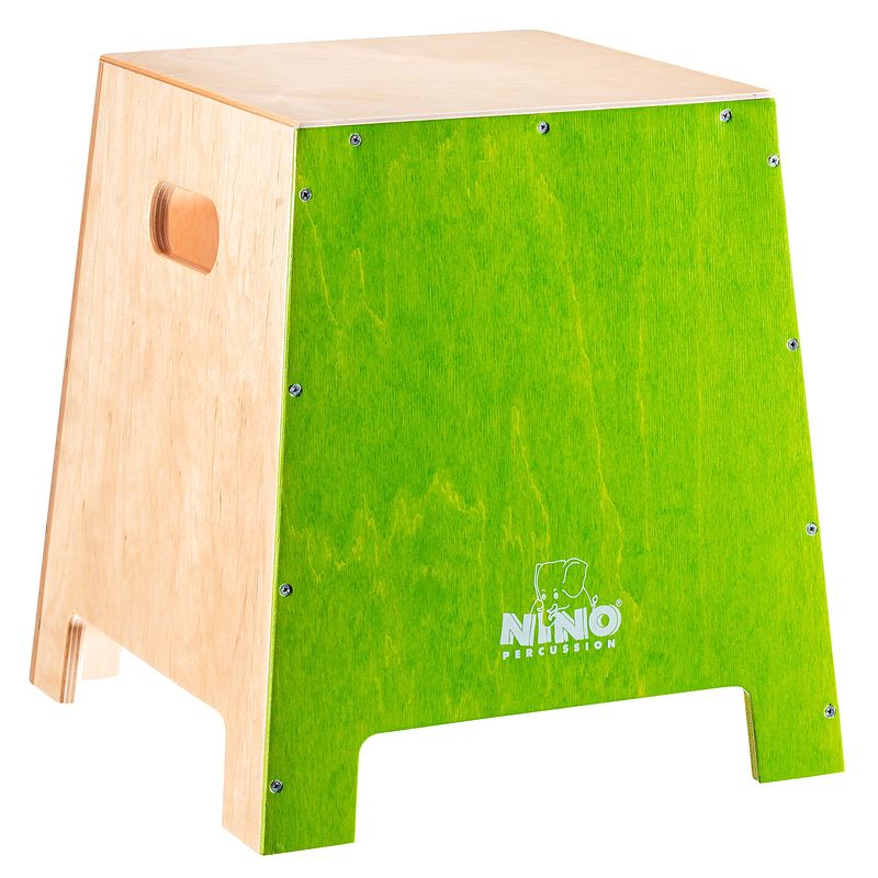 Foto van Nino percussion stackable small cajon groen