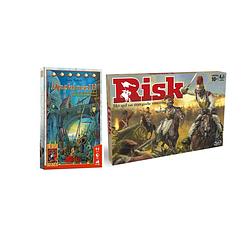 Foto van Spellenbundel - bordspel - 2 stuks - machiavelli & hasbro risk