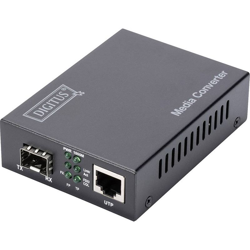 Foto van Digitus dn-82130 lan, sfp netwerk mediaconverter 1 gbit/s