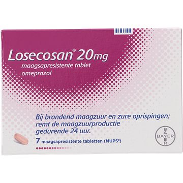 Foto van Losecosan 20mg 7 tabletten bij jumbo