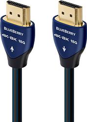Foto van Audioquest blueberry hdmi 2.0b kabel 1,5 meter blauw