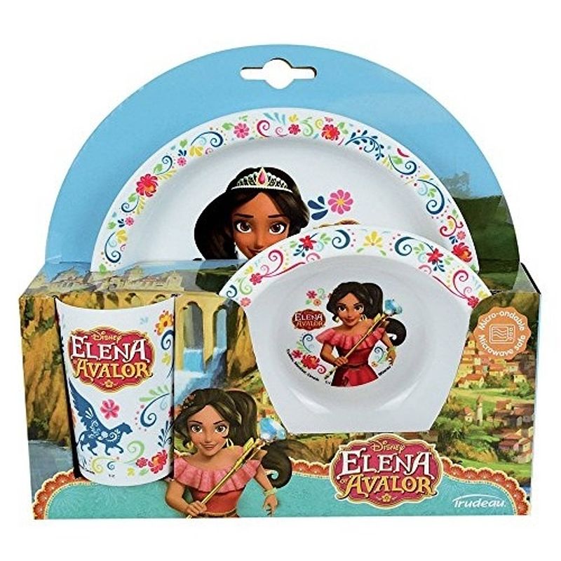 Foto van Trudeau eetsetje elena of avalor 3-delig wit