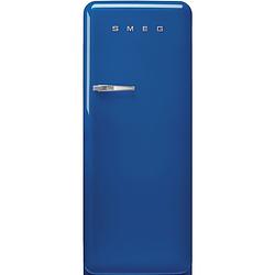 Foto van Smeg fab28rbe5 koelkast met vriesvak blauw