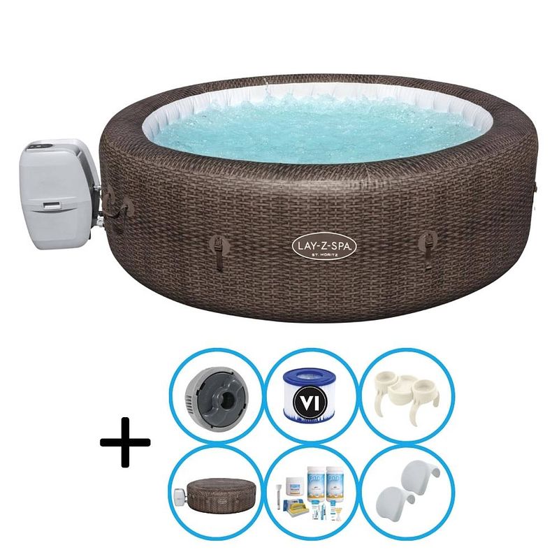 Foto van Bestway - jacuzzi - lay-z-spa - st moritz - inclusief accessoires