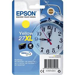 Foto van Epson inktcartridge 27xl, 1.100 pagina's, oem c13t27144012, geel