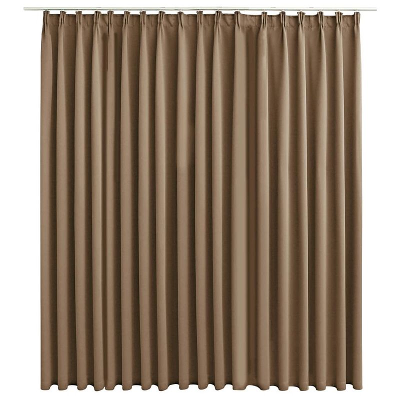 Foto van The living store gordijn taupe 290x245cm - premium polyester