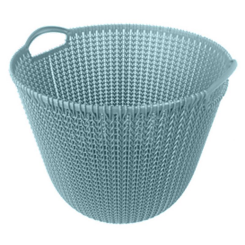 Foto van Curver knit mand - 30 liter - misty blue