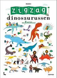 Foto van Zigzag dinosaurussen - makii - paperback (9789401484367)
