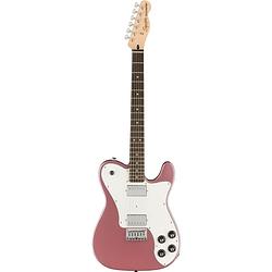 Foto van Squier affinity series telecaster deluxe burgundy mist elektrische gitaar