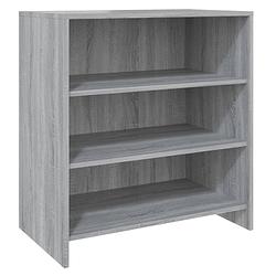 Foto van Vidaxl dressoir 70x40,5x75 cm spaanplaat grijs sonoma eikenkleurig