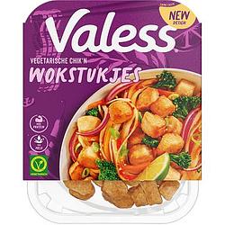 Foto van Valess vegetarische chik'sn wokstukjes 160g bij jumbo