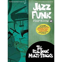 Foto van Hal leonard realbook multi-tracks vol. 5 jazz funk - voor alle instrumenten