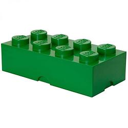 Foto van Lego brick 8 opbergbox - donkergroen
