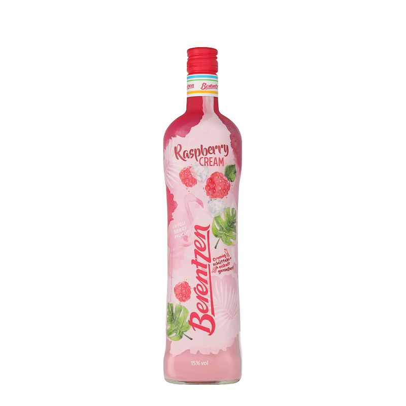 Foto van Berentzen raspberry cream 70cl likeur