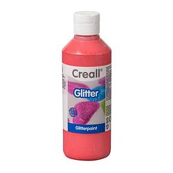 Foto van Creall glitterverf rood, 250ml