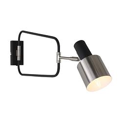 Foto van Anne lighting wandlamp fjorgard 1699zw zwart