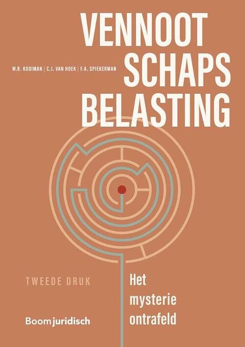 Foto van Vennootschapsbelasting - c.j. van hoek, f.a. spiekeman, w.r. kooiman - paperback (9789462128255)