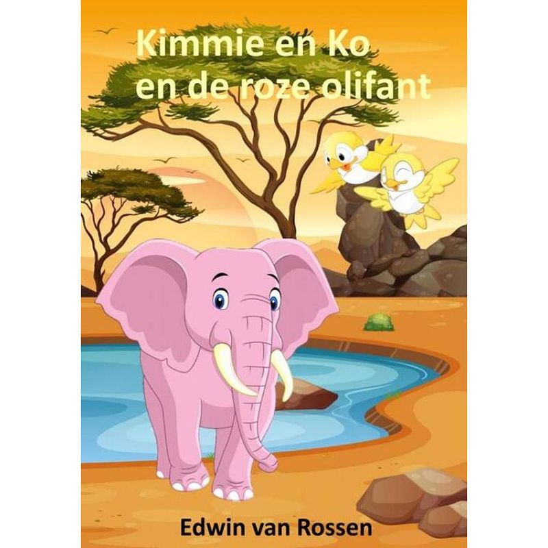 Foto van Kimmie en ko en de roze olifant