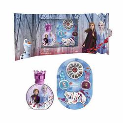 Foto van Frozen ii geschenkset - eau de toilette 100 ml & manicurekit - met nagellak, nagelvijl & nagelstickers