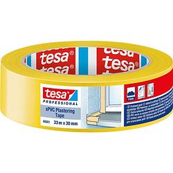 Foto van Tesa spvc 66001-00000-00 gipstape tesa professional geel (l x b) 33 m x 30 mm 1 stuk(s)